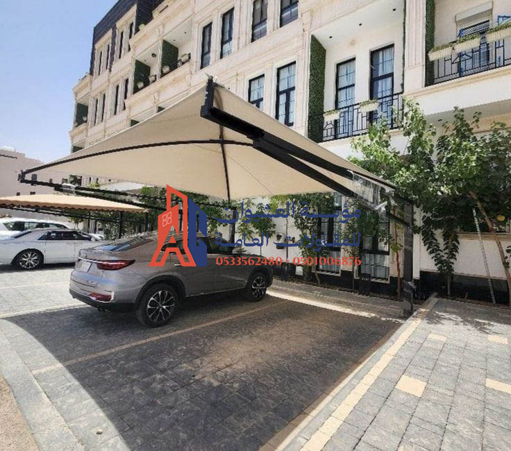 تركيب مظلات مواقف سيارات خارجية - مظلات وسواتر العشيون