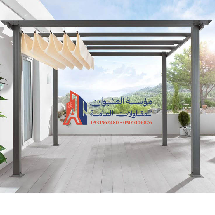 مميزات مظلات متحركة يدوي - مؤسسة العشيوان للمقاولات-العامة