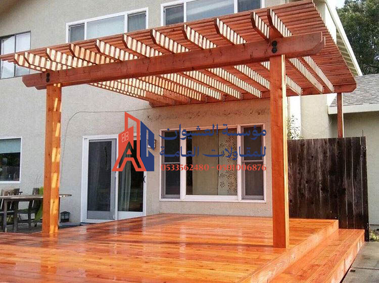 برجولات خشبية