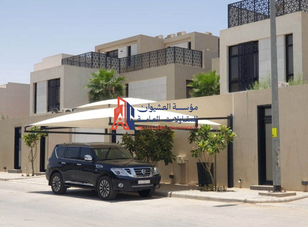 تكلفة مظلات سيارات مقص