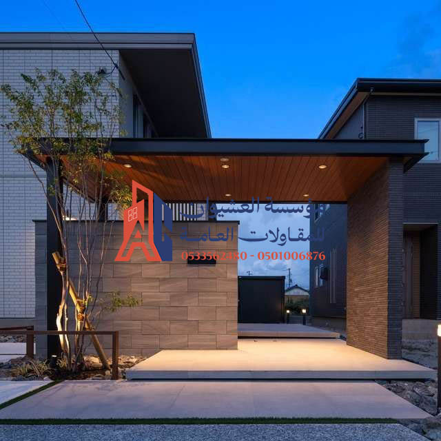 مظلة بديل خشب