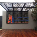 مظلات حديد قص ليزر