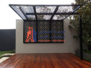 مظلات حديد قص ليزر