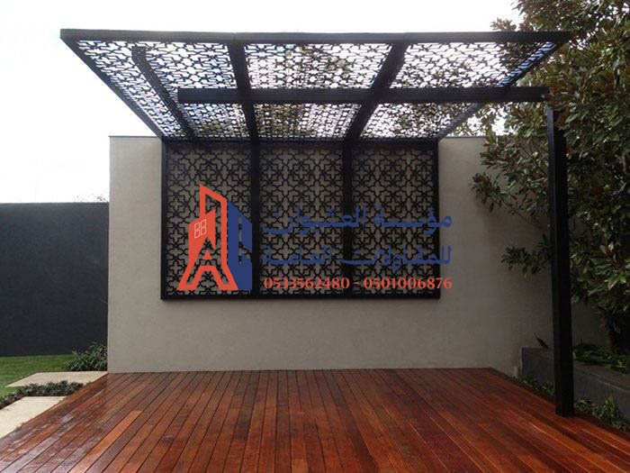 مظلات حديد قص ليزر