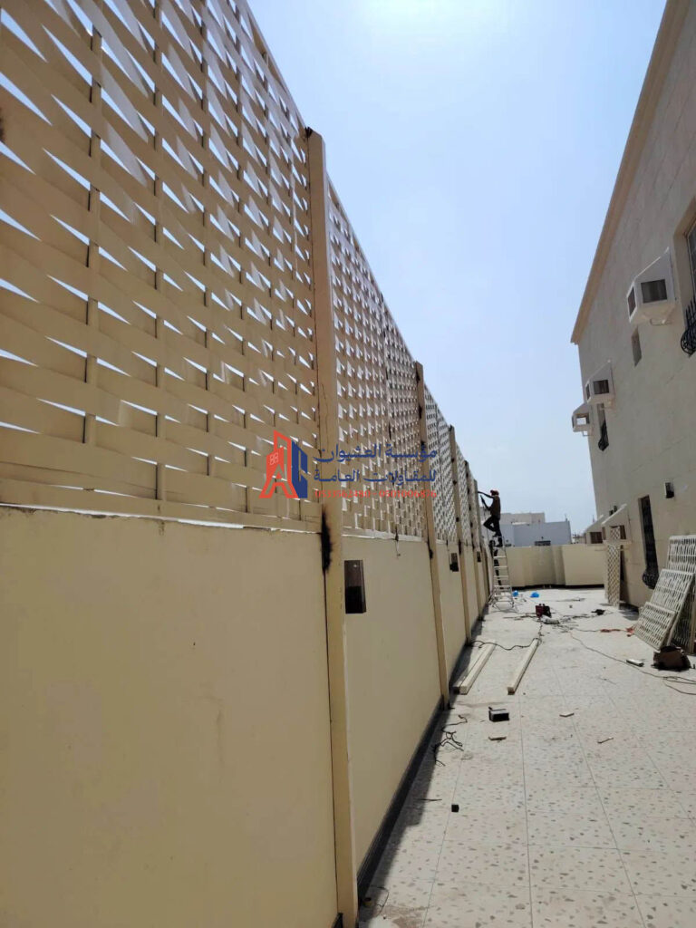 ساتر حديد مجدول